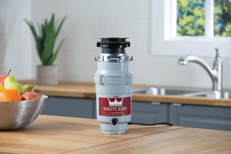 Waste King Garbage Disposal for Kitchen Sink with Power Cord, Compact Food Waste Disposer, L-111 - Image 2